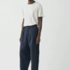 Pantaloni a pieghe a righe Caspar Pantaloni a pieghe a righe Caspar