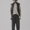 Pantaloni a pieghe in jersey loopback Pantaloni a pieghe in jersey loopback