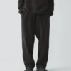 Pantaloni a pieghe in jersey loopback Pantaloni a pieghe in jersey loopback