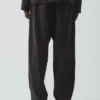Pantaloni a pieghe in jersey loopback Pantaloni a pieghe in jersey loopback