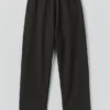 Pantaloni a pieghe in jersey loopback Pantaloni a pieghe in jersey loopback