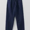Pantaloni Alfie a spina di pesce tinti in capo Pantaloni Alfie a spina di pesce tinti in capo