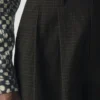 Pantaloni Bill Sketch Check in misto cotone e lana Pantaloni Bill Sketch Check in misto cotone e lana