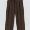 Pantaloni Gabriel in twill di cotone tinti in capo Pantaloni Gabriel in twill di cotone tinti in capo