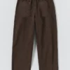 Pantaloni Gabriel in twill di cotone tinti in capo Pantaloni Gabriel in twill di cotone tinti in capo