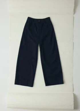 Pantaloni in denim a gamba larga
