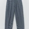 Pantaloni in denim a gamba larga a righe Jude Pantaloni in denim a gamba larga a righe Jude