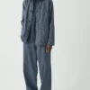 Pantaloni in denim a gamba larga a righe Jude Pantaloni in denim a gamba larga a righe Jude