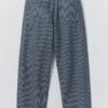 Pantaloni in denim a gamba larga a righe Jude Pantaloni in denim a gamba larga a righe Jude