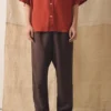 Pantaloni in lino tinti in capo Alfie Pantaloni in lino tinti in capo Alfie