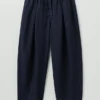 Pantaloni in lino tinti in capo Minako