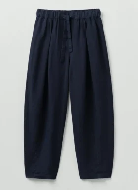 Pantaloni in lino tinti in capo Minako