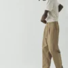 Pantaloni in twill di cotone plissettato Otto Pantaloni in twill di cotone plissettato Otto