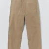 Pantaloni in twill di cotone plissettato Otto Pantaloni in twill di cotone plissettato Otto