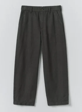 Pantaloni Jude in twill di cotone a gamba larga