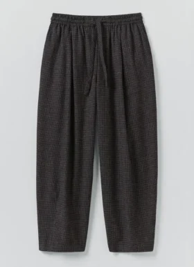 Pantaloni Minako in cotone e cashmere a quadri