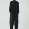 Pantaloni Minako in cotone e cashmere a quadri