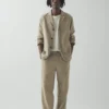 Pantaloni Rory in cotone e lino elasticizzati Pantaloni Rory in cotone e lino elasticizzati