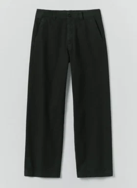 Pantaloni Rory in cotone micro pied-de-poule sovratinto
