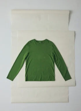 T-shirt a maniche lunghe in cotone Frank