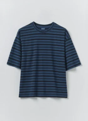t shirt a righe in cotone con pantaloncini a maniche corte 1 280x385 - T-shirt a righe in cotone con pantaloncini a maniche corte