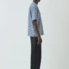 T-shirt comoda a righe larghe T-shirt comoda a righe larghe