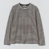 T-shirt in cotone a maniche lunghe a righe Chef T-shirt in cotone a maniche lunghe a righe Chef