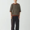T-shirt in cotone lavorato a maglia T-shirt in cotone lavorato a maglia