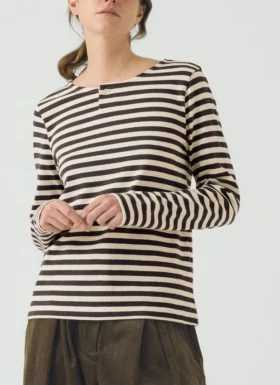 T-shirt in jersey a righe Chef