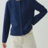 T-shirt in jersey di cotone con abbottonatura T-shirt in jersey di cotone con abbottonatura