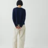 T-shirt in jersey di cotone con abbottonatura T-shirt in jersey di cotone con abbottonatura