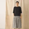 T-shirt in jersey di cotone e canapa T-shirt in jersey di cotone e canapa