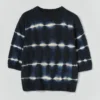 Top lavorato a maglia Shibori a mano Top lavorato a maglia Shibori a mano