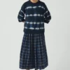 Top lavorato a maglia Shibori a mano Top lavorato a maglia Shibori a mano