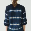 Top lavorato a maglia Shibori a mano Top lavorato a maglia Shibori a mano