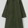 Trench in cotone cerato