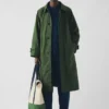 Trench in cotone cerato